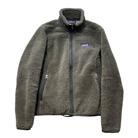 Patagonia Women's Small Synchilla Fleece Jacket Olive Green - Picture 1 of 9